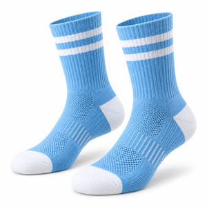 Calcetines Deportivos de Diseño Personalizado para Hombre y Mujer, con Logotipo Bordado y Compresión, de la Marca Quality Crew Fashion Grip - Product Image 3