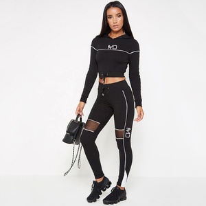 Womens Sweat Pants Jogger With Hoodie <b>Set</b> Tracksuit 2026 High Quality Lightweight Print Gym Wear Womens - Product Image 2