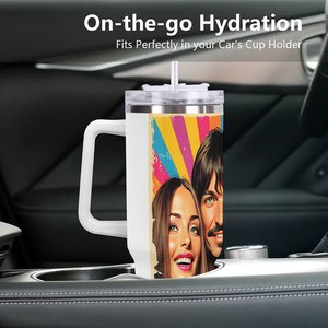 Personalized <b>Insulated</b> Tumbler 40oz Stainless Steel Travel <b>Mug</b> Yoga Studio Wellness Retreats - Product Image 3