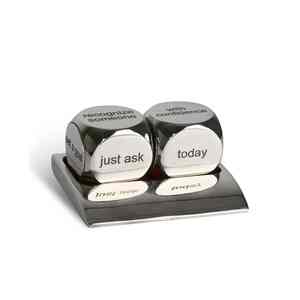 Presse-papiers en métal avec citation inspirante, cadeau de bureau motivant - Product Image 1