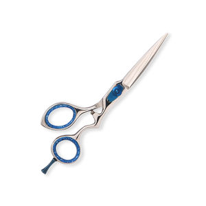 Tijeras de Peluquería con Borde Afilado para Acabado y Pulido, Elegantes Tijeras de Salón de Barbería con Apoyo de Dedos Ajustable - Product Image 2