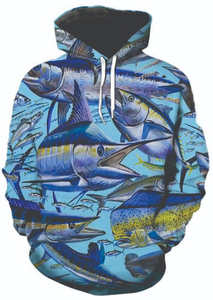 Sudadera con Capucha de Pesca Unisex, Personalizada en 3D, Resistente al Viento, Talla Grande, Impresa por Sublimación, para Venta al Por Mayor - Product Image 6