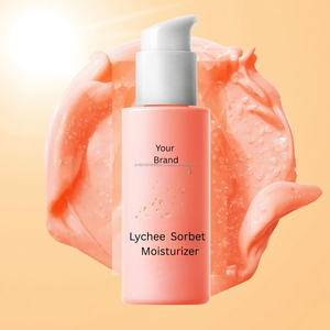 Crème hydratante au sorbet de litchi, gel crème hydratant léger pour le visage, usage quotidien, OEM, étiquette privée - Product Image 2