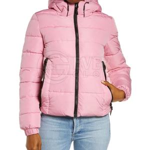 Meilleure vente en gros Veste en duvet Veste matelassée de créateur personnalisée de haute qualité à capuche pour femmes - Product Image 5