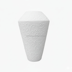 Jarrón de terracota hecho a mano con diseño de remolino, jarrón azul claro para decoración del hogar, mesa moderna y elegantes pantallas de plantas de interior India - Product Image 3