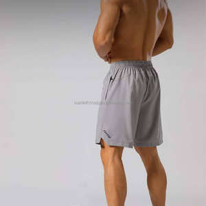 <b>Men's</b> Beach <b>Short</b> Spandex Polyester Quick Drying <b>Swimming</b> Solid Color <b>Zip</b> <b>Pocket</b> Beach <b>Shorts</b> - Product Image 3