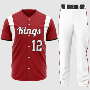 Ensemble de maillot de baseball Thunders, rayé bleu et jaune, col en V, numéro personnalisé 23, uniforme d'équipe, équipement de softball - Product Image 3