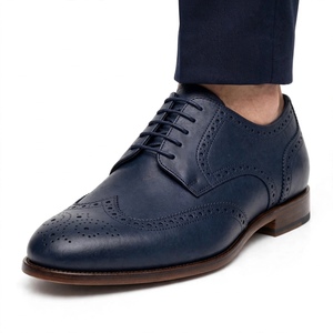 Chaussures habillées Oxford en cuir véritable pour hommes, à bout pointu, à lacets, couleur unie, pour le bureau et la carrière, toutes saisons, exportées du Bangladesh - Product Image 6