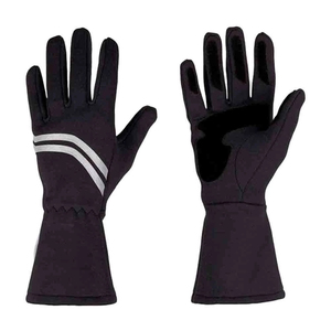 Gants de course à doigts entiers rouges et gris avec sangle de poignet réglable pour la conduite et les activités de plein air, gants en cuir unisexes - Product Image 6