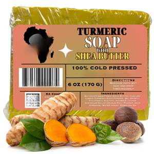 Jabón Natural Artesanal al por Mayor, 150g, Jabón de Cúrcuma, Varias Fragancias, Jabón en Barra Vegano, Transparente, Medicado para Todo Tipo de Piel - Product Image 1