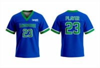 Nouveau design, meilleure qualité, maillot de lacrosse imprimé avec logo personnalisé, 100% polyester, respirant et à séchage rapide, prix bas