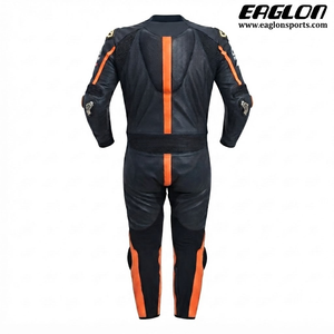 Traje de Motociclismo de Cuero GSXR Personalizado para Hombre, Mono de Carreras de Una Pieza, Traje de Motociclista OEM con Protección CE, Manga Larga, 280g - Product Image 2