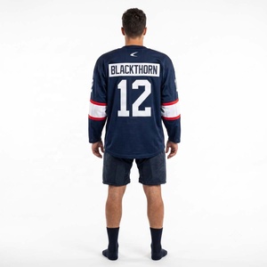 Camisetas de Hockey sobre Hielo Reversibles, Ligeras y Transpirables, 100% Poliéster, Diseño a Cuadros y Camuflaje, Nombre del Jugador, Nombre del Equipo, Servicio Personalizado OEM - Product Image 2