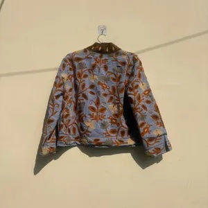 Suzani Jacket Floral Embroidery Cropped <b>Coat</b> Women Hippie Winter Warm Boho Outerwear Factory Price - Product Image 3