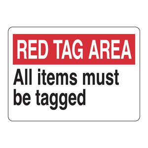 Señalización de Seguridad para el Suelo con Etiqueta Roja para Gestión Visual 5S - Product Image 3