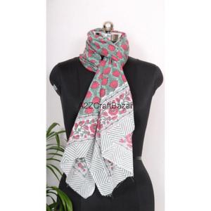 100 Percent Cotton Handmade Floral Block Print Sarong Pareo Bikini Cover Up Beach <b>Wrap</b> Scarf <b>Women</b> Fashion - Product Image 4