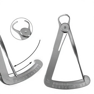 Calibrador de Medición de Resorte de 4 Pulgadas, Punta Cansada, Acero Inoxidable, Herramienta de Medición Manual de Precisión, Certificado CE, Estilo Alemán para Laboratorio - Product Image 2