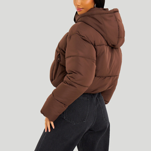 Adjustable New Arrival <b>Cropped</b> <b>Puffer</b> <b>Jacket</b> For Women Comfortable New Fashion <b>Jackets</b> Heavy Duty Best Quality <b>Jackets</b> For Women - Product Image 6
