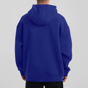 Sweat-shirts d'hiver pour hommes en tissu polaire respirant, couleur unie, effet délavé, avec options de personnalisation par impression numérique - Product Image 3