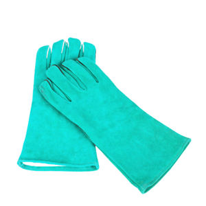 Gants de travail en cuir de vachette pleine fleur, antistatiques, antidérapants, avec manchette de sécurité, en coton, imperméables, pour la protection des mains et le soudage - Vente chaude - Product Image 2