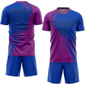 ชุดเสื้อฟุตบอลฤดูร้อนคุณภาพสูงน้ำหนักเบาของสโมสร Custom Club แห้งเร็ว ระบายอากาศได้ดี ชุดยูนิฟอร์มฟุตบอลสำหรับผู้ใหญ่แบบ unisex - Product Image 1