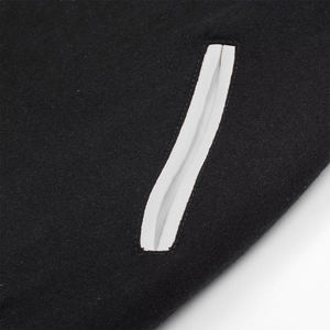 Chaqueta para Hombre, Estilo Universitario, Negra y Blanca, Chaqueta Clásica de Béisbol con Mangas en Contraste, Abrigo Informal Cálido y Cómodo - Product Image 5