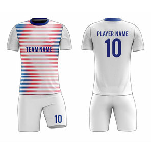 เสื้อฟุตบอลแบบซับลิเมชั่นสั่งทำพิเศษสำหรับผู้ชาย แขนสั้น ชุดทีม ระบายเหงื่อได้ดี ผลิตจากโพลีเอสเตอร์ 100% ทรงแอธเลติก เหมาะสำหรับทุกฤดูกาล - Product Image 2