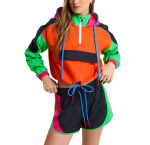 Ventes en gros de vestes coupe-vent personnalisées en deux pièces, en nylon et polyester - Product Image 1