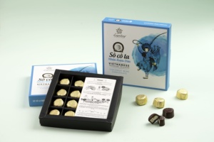 Premium Chocolate ZOOM VIET NAM 8 Pieces <b>Box</b> Coconut Wine Flavor White Chocolate Made in Viet Nam For <b>Gifting</b> - Product Image 6