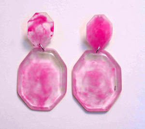 Pendientes de Resina Epoxi de Madera de Alta Calidad, Artículo de Venta Caliente, Pendientes para Mujer Hechos de Resina y MOP, Set para Niñas y Mujeres - Product Image 4