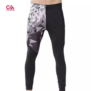Pantalones de Compresión para MMA y BJJ sin Gi, al por Mayor, con Logotipo Frontal, Transpirables, de Spandex y Poliéster, para Grappling - Product Image 4