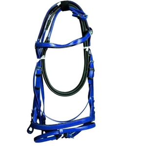 บังเหียนม้าแบบตะวันตก Beta Biothane พรีเมียม ขายส่ง |   สายบังเหียนหนังกันน้ำแบบหนังแท้ |   รับผลิตตามสั่ง OEM อินเดีย ขั้นต่ำ 5 ชิ้น - Product Image 1