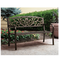 Banc de Jardin Papillon Antique en Fonte