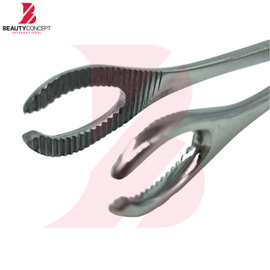 Customized Piercing Clamp Forceps Surgical Stainless Steel Equipment With Anti-Slip Grip Rust Free Reusable Ear Nose Piercing - Product Image 3