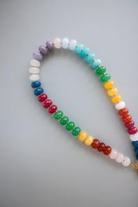 <b>Candy</b> Spectrum Charm Color wave Aesthetic Pastel Orbit Jewelry Dream Rainbow Strap Jellybean Glow Beads Happycore Charm - Product Image 4