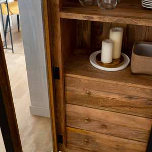 Vandana Maxima Terra mango wood <b>display</b> <b>case</b> - Product Image 5