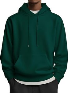 <b>Mens</b> Premium Quality Hoodie Thick Cotton Fleece Relaxed Fit Custom Streetwear Winter Fashion <b>Pullover</b> - Product Image 4