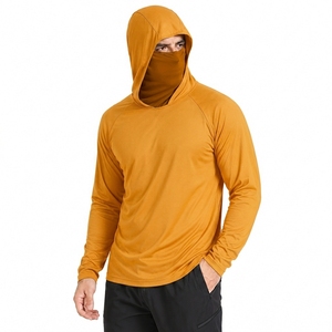 Chemise de pêche à capuche anti-UV à manches longues avec protection faciale, légère, séchage rapide, haut de performance pour activités de plein air - Product Image 5