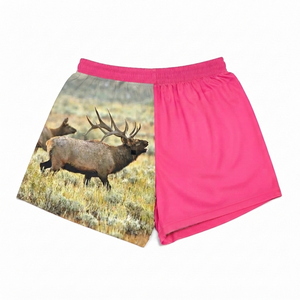 Pantalones Cortos Deportivos Cómodos de Corte Alto y Color Sólido para Hombre, Antibacterianos, 100% Poliéster, Cintura Elástica, para Gimnasio, Todas las Temporadas - Product Image 4