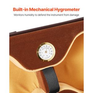 Estuche para Violín 4/4, Ligero y Portátil, con Higrómetro, Forro de Felpa, Protección para Instrumentos Musicales - Product Image 5