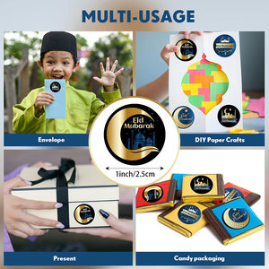 Achat en gros de rouleaux d'autocollants Ramadan Mubarak à prix avantageux pour les revendeurs - Product Image 6