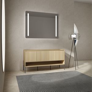 Meuble-lavabo autoportant de 60 pouces avec 4 portes de placard à fermeture amortie, sans lavabo (emballage KD) - Product Image 1