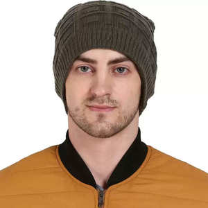 Unisex Winter Knitted Slouchy <b>Beanie</b> <b>Hat</b> Soft Warm Ribbed Headwear Cap for <b>Men</b> and Women - Product Image 2