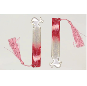 Marque-page en résine sur mesure, artisanat en époxy naturel avec paillettes dorées, meilleur cadeau pour enseignant, porte-page à prix avantageux - Product Image 5