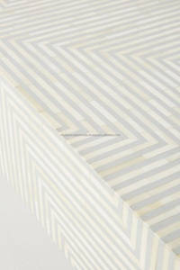 Mesas de café con incrustaciones de hueso únicas de estilo exclusivo para interiores atemporales - Product Image 4