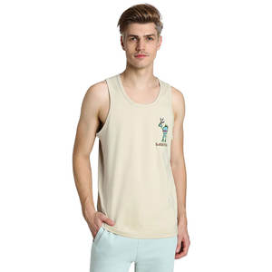 เสื้อกล้ามผู้ชายแบบใหม่ ดีไซน์เองได้ คุณภาพสูง ผ้าฝ้าย 100% เป็นมิตรกับสิ่งแวดล้อม แห้งเร็ว ระบายอากาศดี ขายส่งราคาถูก - Product Image 3