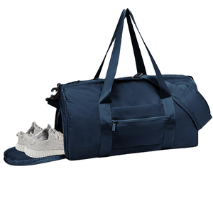 Sac de voyage unisexe grande capacité, sac de sport multifonctionnel en nylon, couleur unie, fermeture éclair, sacs de voyage - Product Image 2
