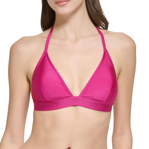 Ensemble bikini découpé pour femme, vente en gros, maillot de bain deux pièces, haut tendance, bas taille haute extensible, pour la plage, la piscine et les vacances - Product Image 4