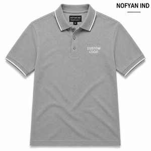 Fabricant de polos à marque privée, fournisseur en gros, polos de golf personnalisés, coton piqué de qualité supérieure, OEM ODM, faible MOQ, usine - Product Image 1