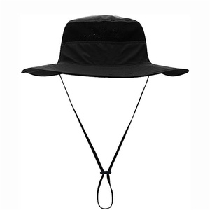 Custom Summer <b>Sun</b> Bucket <b>Hat</b> <b>Mens</b> UPF <b>Sun</b> Protection <b>Hat</b> Waterproof Fisherman for Fishing - Product Image 4
